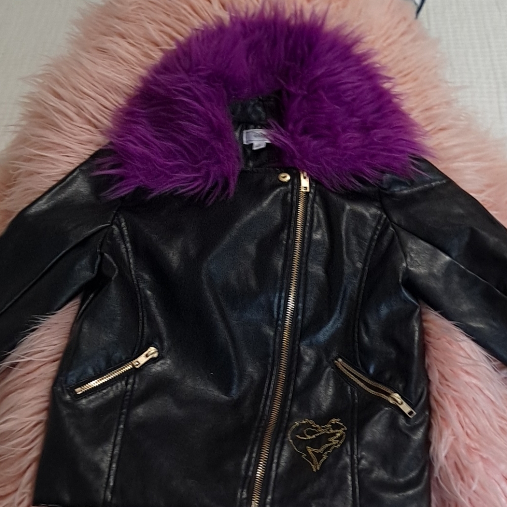 Disney Descendants Faux Leather Jacket